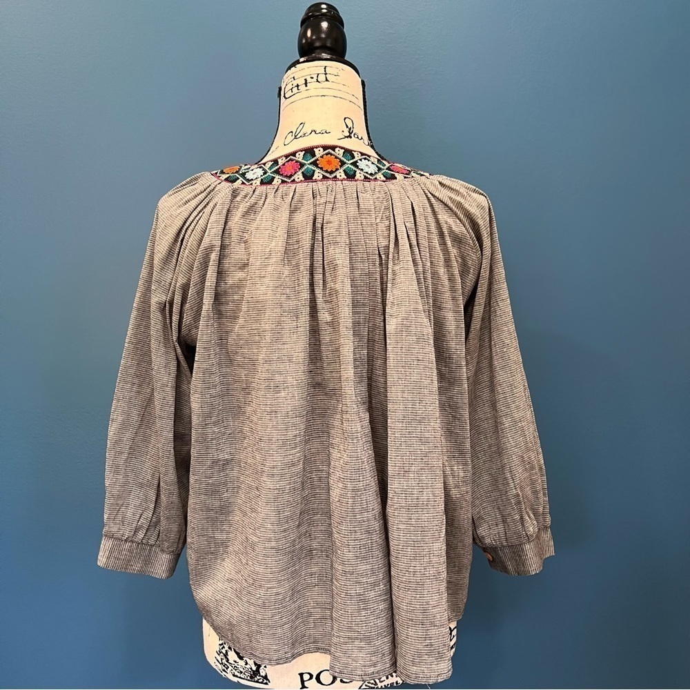 Anthropologie eri + ali Kaleidoscope Striped Top Size Extra Small XS - Picture 7 of 12